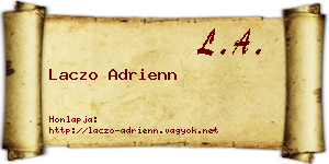 Laczo Adrienn névjegykártya